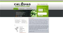 Desktop Screenshot of calprocontractors.com